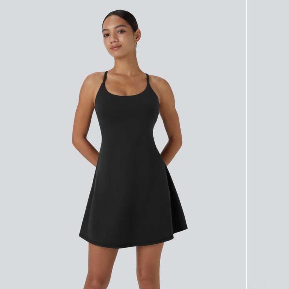 HALARA SoftlyZero Plush Backless Active Dress